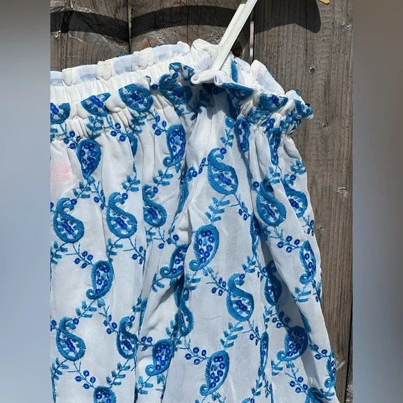 Lily Pulitzer Alva Top Baha Blue Paisley